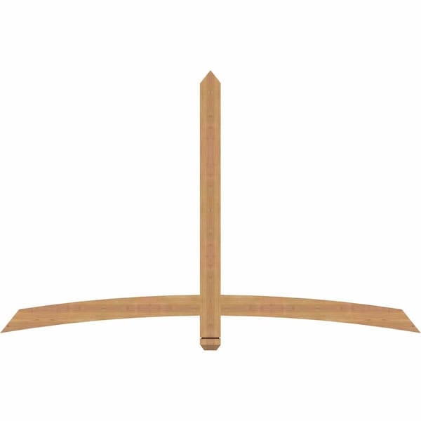 Ekena Millwork Bellingham Timber Gable Bracket, Western Red Cedar, 72"W x 45"H x 1 1/2"D x 3 1/2"F, 15/12 Pitch GBW072X45X0204BEL00SWR - main